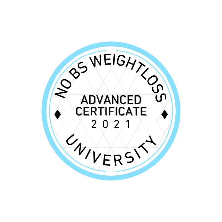 No BS Advanced Weight Loss Certificate